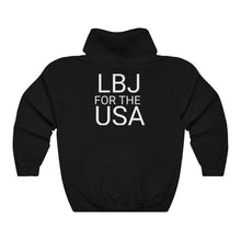 Load image into Gallery viewer, "LBJ for the USA" 1964 Campaign Poster Hoodie