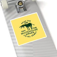 Load image into Gallery viewer, Keep the Ass Off the White House Grass 1948 Dewey Campaign Sticker