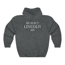 Load image into Gallery viewer, Abraham Lincoln and Andrew Johnson 1864 Campaign Banner Hoodie