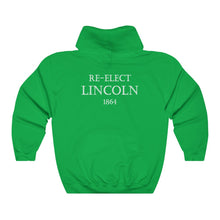Load image into Gallery viewer, Abraham Lincoln and Andrew Johnson 1864 Campaign Banner Hoodie