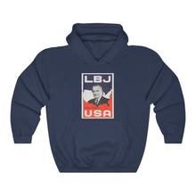 Load image into Gallery viewer, "LBJ for the USA" 1964 Campaign Poster Hoodie