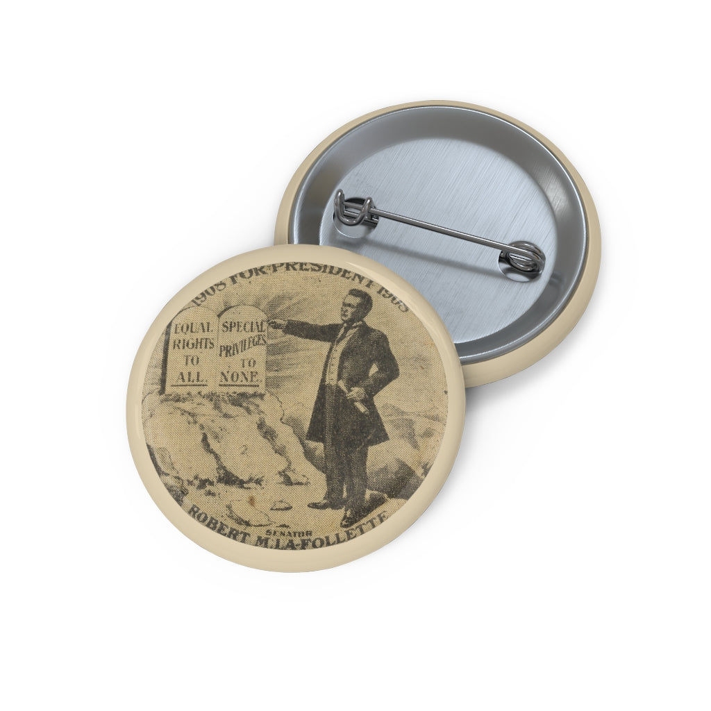 Robert M. La Follette for President 1908 Wishful Pin