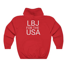 Load image into Gallery viewer, "LBJ for the USA" 1964 Campaign Poster Hoodie