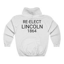Load image into Gallery viewer, Abraham Lincoln and Andrew Johnson 1864 Campaign Banner Hoodie