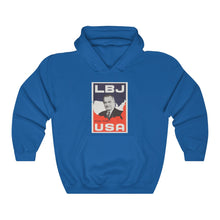 Load image into Gallery viewer, "LBJ for the USA" 1964 Campaign Poster Hoodie
