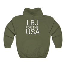 Load image into Gallery viewer, "LBJ for the USA" 1964 Campaign Poster Hoodie