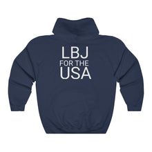 Load image into Gallery viewer, "LBJ for the USA" 1964 Campaign Poster Hoodie