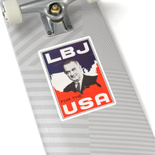 Load image into Gallery viewer, LBJ for the USA 1964 Campaign Sticker