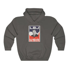 Load image into Gallery viewer, "LBJ for the USA" 1964 Campaign Poster Hoodie