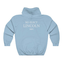 Load image into Gallery viewer, Abraham Lincoln and Andrew Johnson 1864 Campaign Banner Hoodie