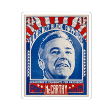 Load image into Gallery viewer, Eugene McCarthy 1968 Primary "We're Not Alone Anymore" Sticker