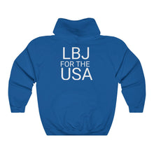 Load image into Gallery viewer, "LBJ for the USA" 1964 Campaign Poster Hoodie