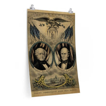 Load image into Gallery viewer, Martin Van Buren / Charles F. Adams 1848 Free Soil Banner Poster