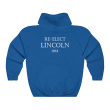 Load image into Gallery viewer, Abraham Lincoln and Andrew Johnson 1864 Campaign Banner Hoodie