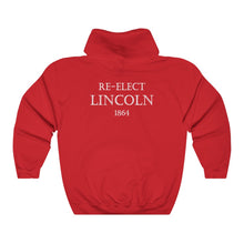 Load image into Gallery viewer, Abraham Lincoln and Andrew Johnson 1864 Campaign Banner Hoodie