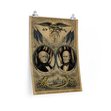 Load image into Gallery viewer, Martin Van Buren / Charles F. Adams 1848 Free Soil Banner Poster