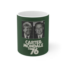 Load image into Gallery viewer, Carter/Mondale in 76 Campaign Poster 11oz Mug
