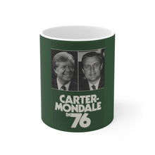Load image into Gallery viewer, Carter/Mondale in 76 Campaign Poster 11oz Mug