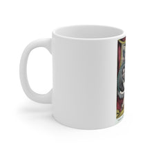 Load image into Gallery viewer, Abraham Lincoln and Andrew Johnson 1864 Campaign Banner Mug
