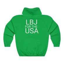 Load image into Gallery viewer, "LBJ for the USA" 1964 Campaign Poster Hoodie