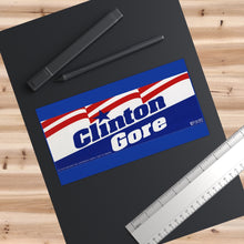 Load image into Gallery viewer, Bill Clinton and Al Gore 1992 Campaign Poster Bumper Sticker