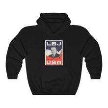 Load image into Gallery viewer, "LBJ for the USA" 1964 Campaign Poster Hoodie