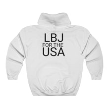 Load image into Gallery viewer, "LBJ for the USA" 1964 Campaign Poster Hoodie