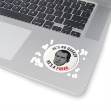 Load image into Gallery viewer, "He's No Quaker, He's a Faker" Anti-Nixon Sticker