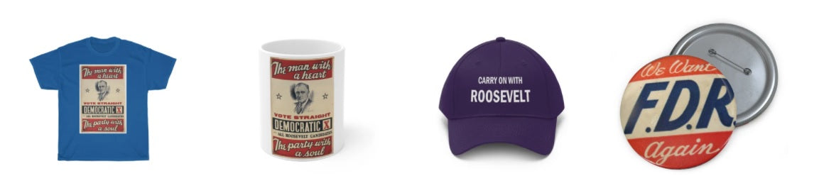 Franklin Delano Roosevelt - Political Retro Merch
