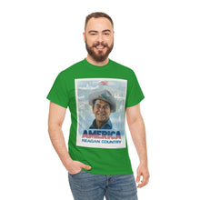 Load image into Gallery viewer, America: Reagan Country 1980 Campaign Poster Unisex Heavy Cotton T-Shirt
