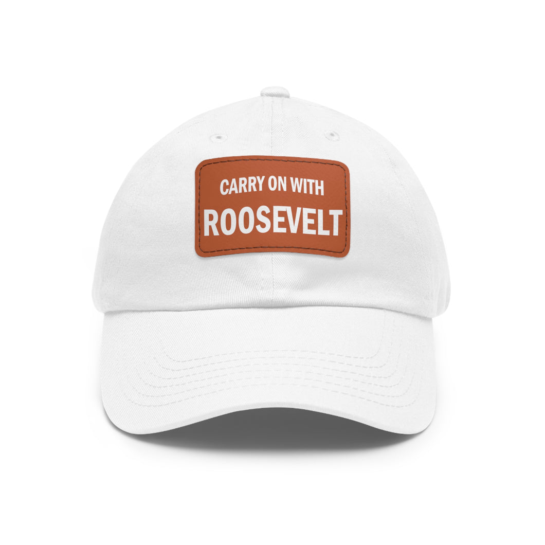 Carry On With Roosevelt FDR 1940 Campaign Hat