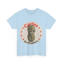 Load image into Gallery viewer, Carter for President 1976 Peanut Brigade Pin Unisex Heavy Cotton T-Shirt
