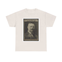 Load image into Gallery viewer, Theodore Roosevelt 1904 Campaign  Poster Unisex Heavy Cotton T-Shirt
