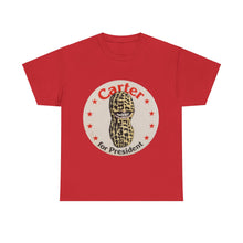 Load image into Gallery viewer, Carter for President 1976 Peanut Brigade Pin Unisex Heavy Cotton T-Shirt
