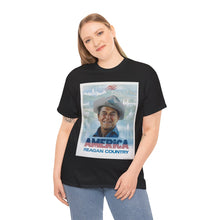 Load image into Gallery viewer, America: Reagan Country 1980 Campaign Poster Unisex Heavy Cotton T-Shirt
