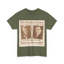 Load image into Gallery viewer, Robert M. La Follette &quot;The People&#39;s Choice&quot; 1924 Campaign Poster Unisex Heavy Cotton T-Shirt
