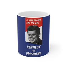 Load image into Gallery viewer, JFK 1960 Presidential Campaign 11oz Mug
