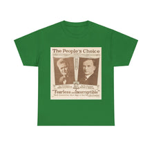 Load image into Gallery viewer, Robert M. La Follette &quot;The People&#39;s Choice&quot; 1924 Campaign Poster Unisex Heavy Cotton T-Shirt
