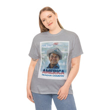 Load image into Gallery viewer, America: Reagan Country 1980 Campaign Poster Unisex Heavy Cotton T-Shirt
