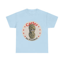 Load image into Gallery viewer, Carter for President 1976 Peanut Brigade Pin Unisex Heavy Cotton T-Shirt
