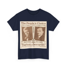 Load image into Gallery viewer, Robert M. La Follette &quot;The People&#39;s Choice&quot; 1924 Campaign Poster Unisex Heavy Cotton T-Shirt
