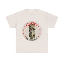 Load image into Gallery viewer, Carter for President 1976 Peanut Brigade Pin Unisex Heavy Cotton T-Shirt
