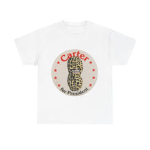 Load image into Gallery viewer, Carter for President 1976 Peanut Brigade Pin Unisex Heavy Cotton T-Shirt
