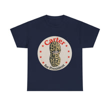 Load image into Gallery viewer, Carter for President 1976 Peanut Brigade Pin Unisex Heavy Cotton T-Shirt
