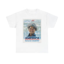 Load image into Gallery viewer, America: Reagan Country 1980 Campaign Poster Unisex Heavy Cotton T-Shirt
