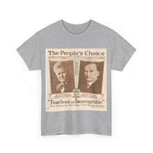 Load image into Gallery viewer, Robert M. La Follette &quot;The People&#39;s Choice&quot; 1924 Campaign Poster Unisex Heavy Cotton T-Shirt
