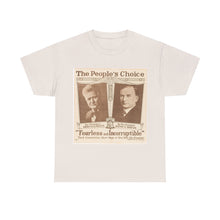 Load image into Gallery viewer, Robert M. La Follette &quot;The People&#39;s Choice&quot; 1924 Campaign Poster Unisex Heavy Cotton T-Shirt
