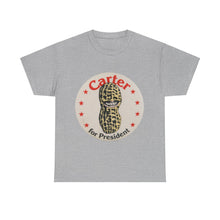 Load image into Gallery viewer, Carter for President 1976 Peanut Brigade Pin Unisex Heavy Cotton T-Shirt
