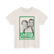 Load image into Gallery viewer, Carter/Mondale 1976 Unofficial Campaign Poster Unisex Heavy Cotton T-Shirt
