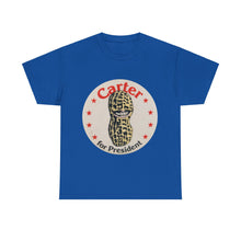 Load image into Gallery viewer, Carter for President 1976 Peanut Brigade Pin Unisex Heavy Cotton T-Shirt
